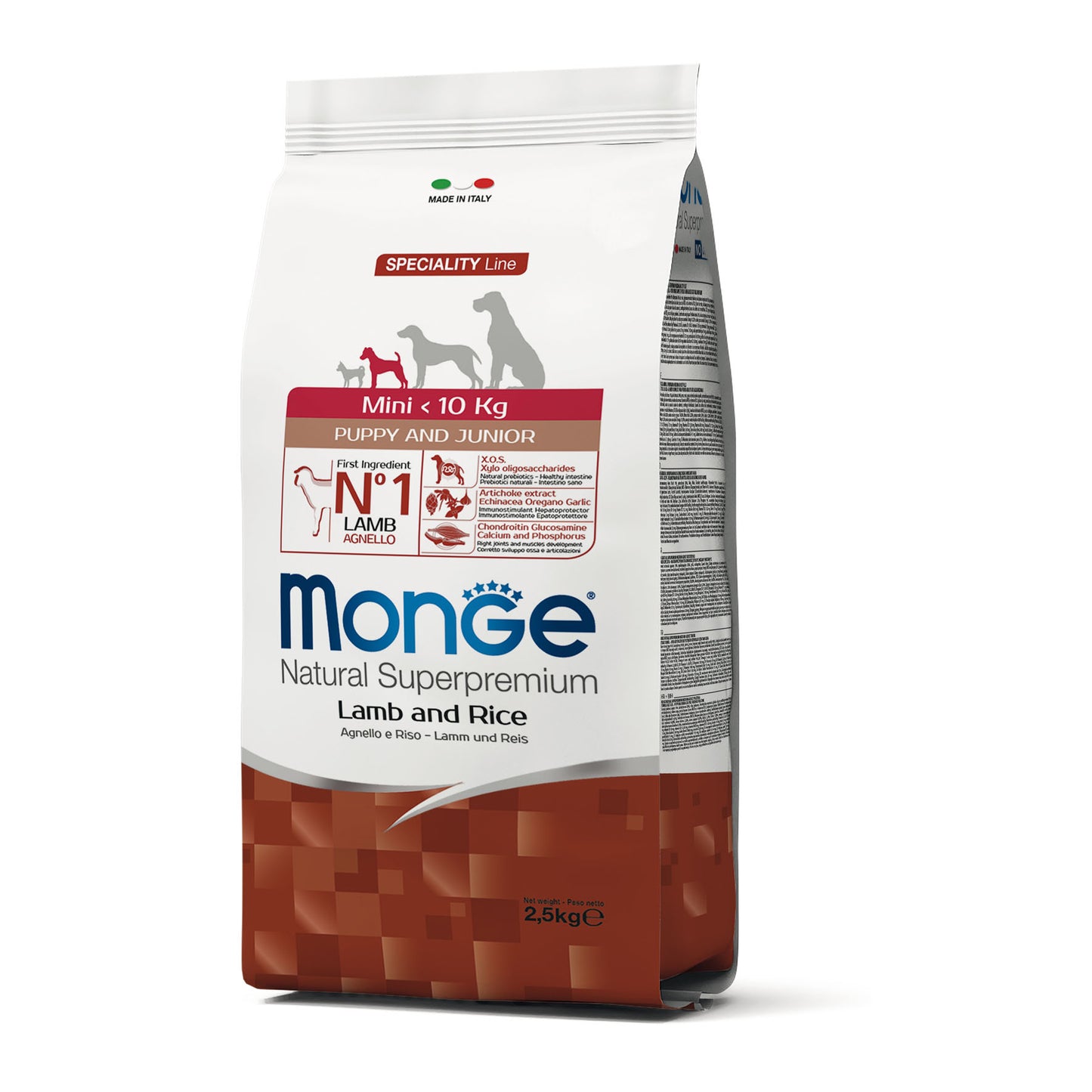 Monge Dog – SPECIALTY Line – Monoprotein – Puppy & Junior Mini Lamb