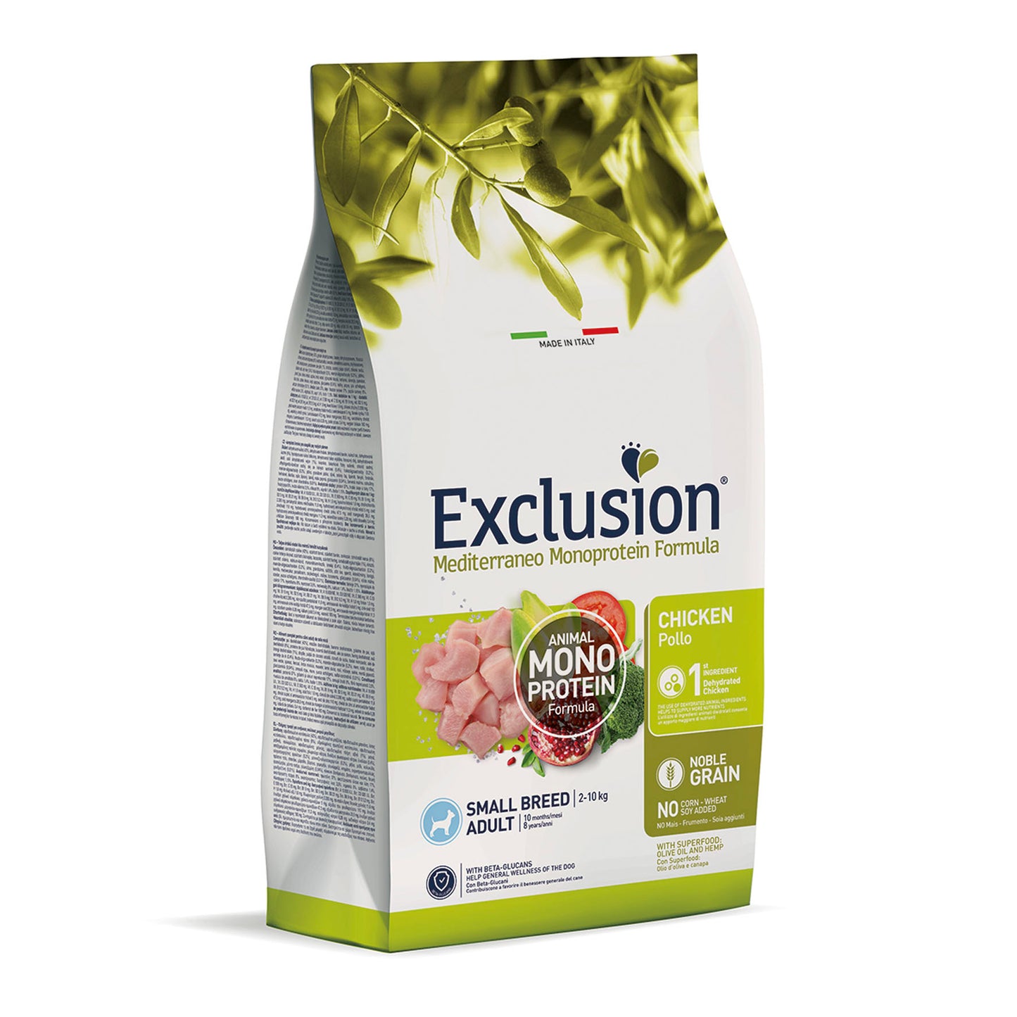 Exclusion Dog - MEDITERRANEO Monoprotein - Adult Small Huhn