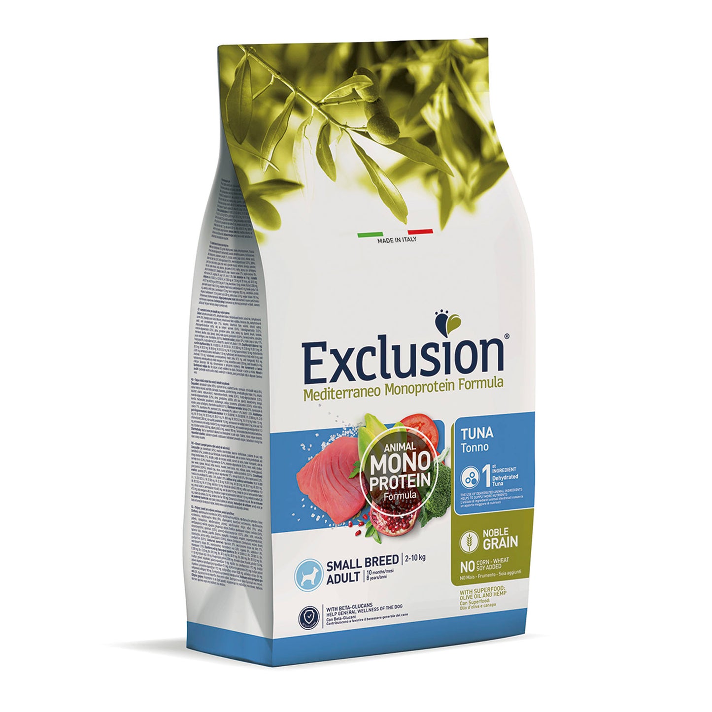 Exclusion Dog - MEDITERRANEO Monoprotein - Adult Small Tuna
