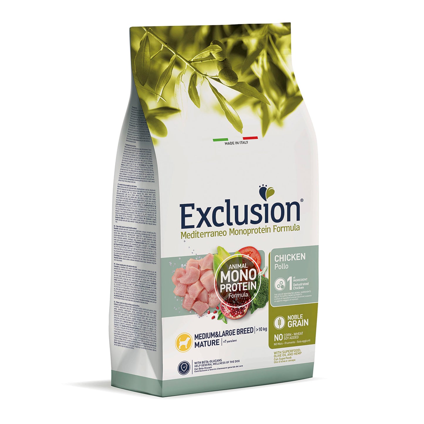 Exclusion Dog - MEDITERRANEAN Monoprotein - Mature Med & La Chicken