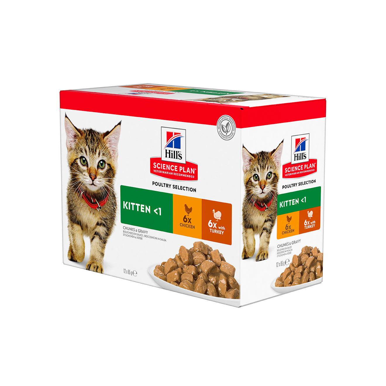 Hill’s SCIENCE PLAN - Kitten Multipack 6 x Chicken and 6 x Turkey