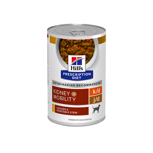 Hill’s Prescription DIET - k/d + Mobility Chicken and vegetables stew can