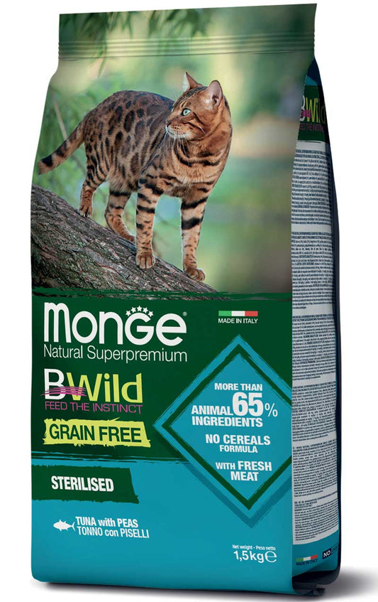 Monge Cat - BWild - GRAIN FREE - Sterilised Tuna