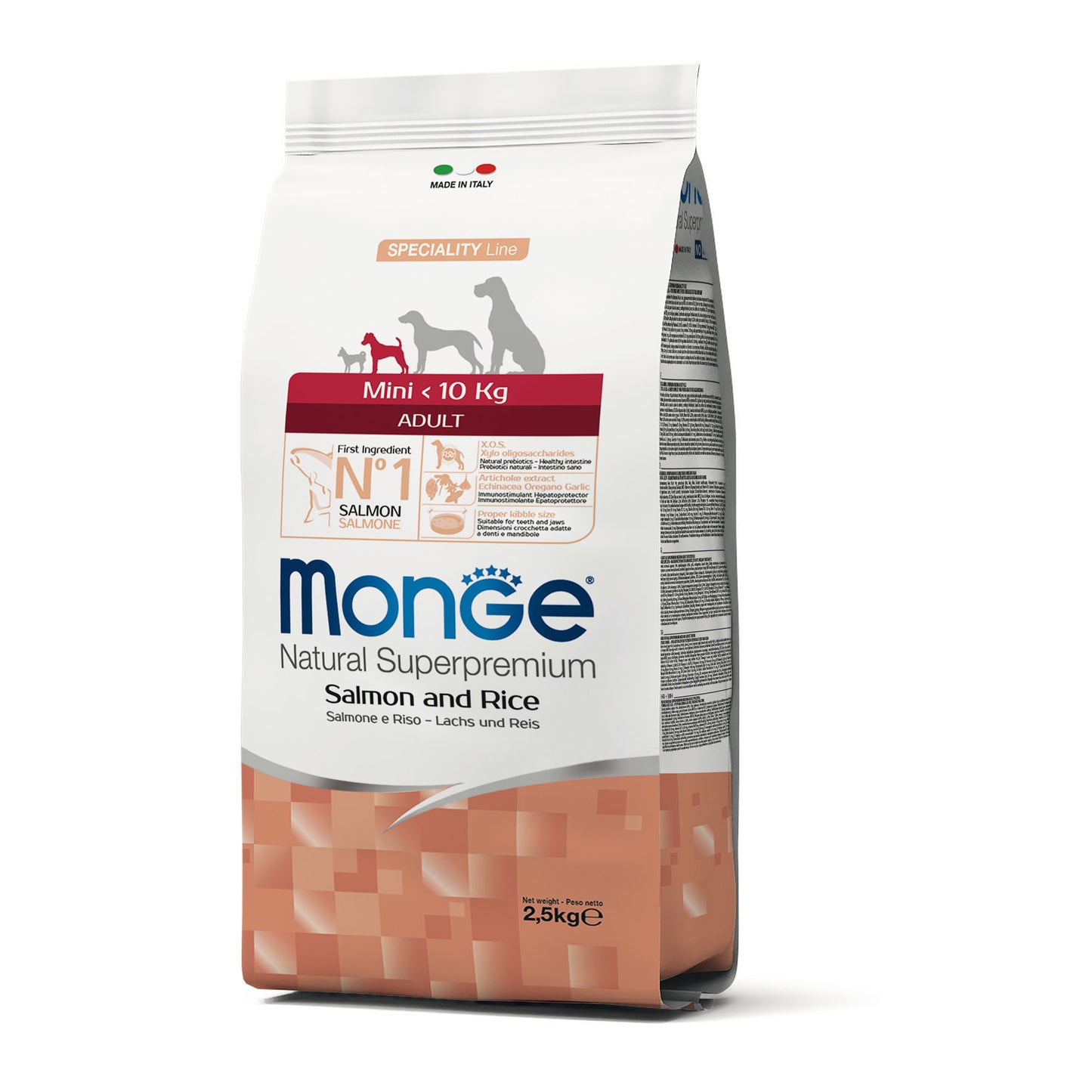 Monge Dog - SPECIALITY Line - Monoprotein - Adult Mini Salmon