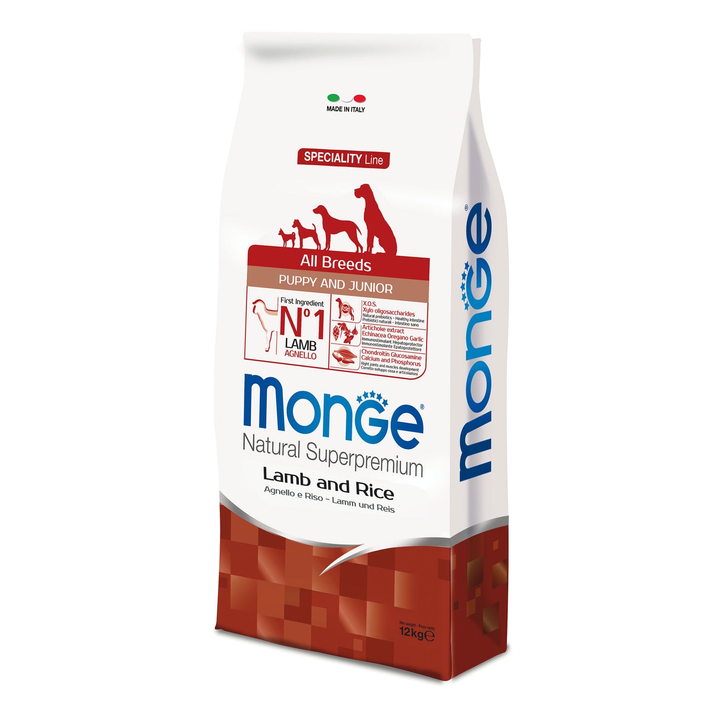 Monge Dog - SPECIALITY Line - Monoprotein - Puppy&Junior ALL BREEDS Lamb