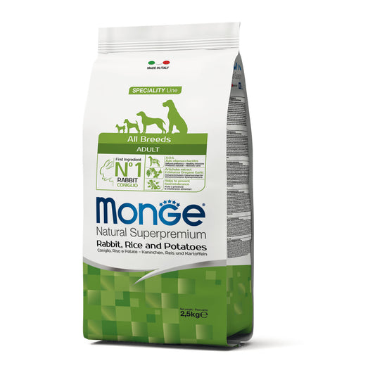 Monge Dog - SPECIALITY Line - Monoprotein - Adult ALL BREEDS Rabbit