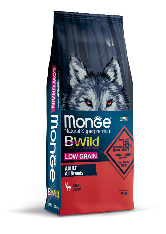 Monge Dog - BWild - LOW GRAIN - Adult Deer