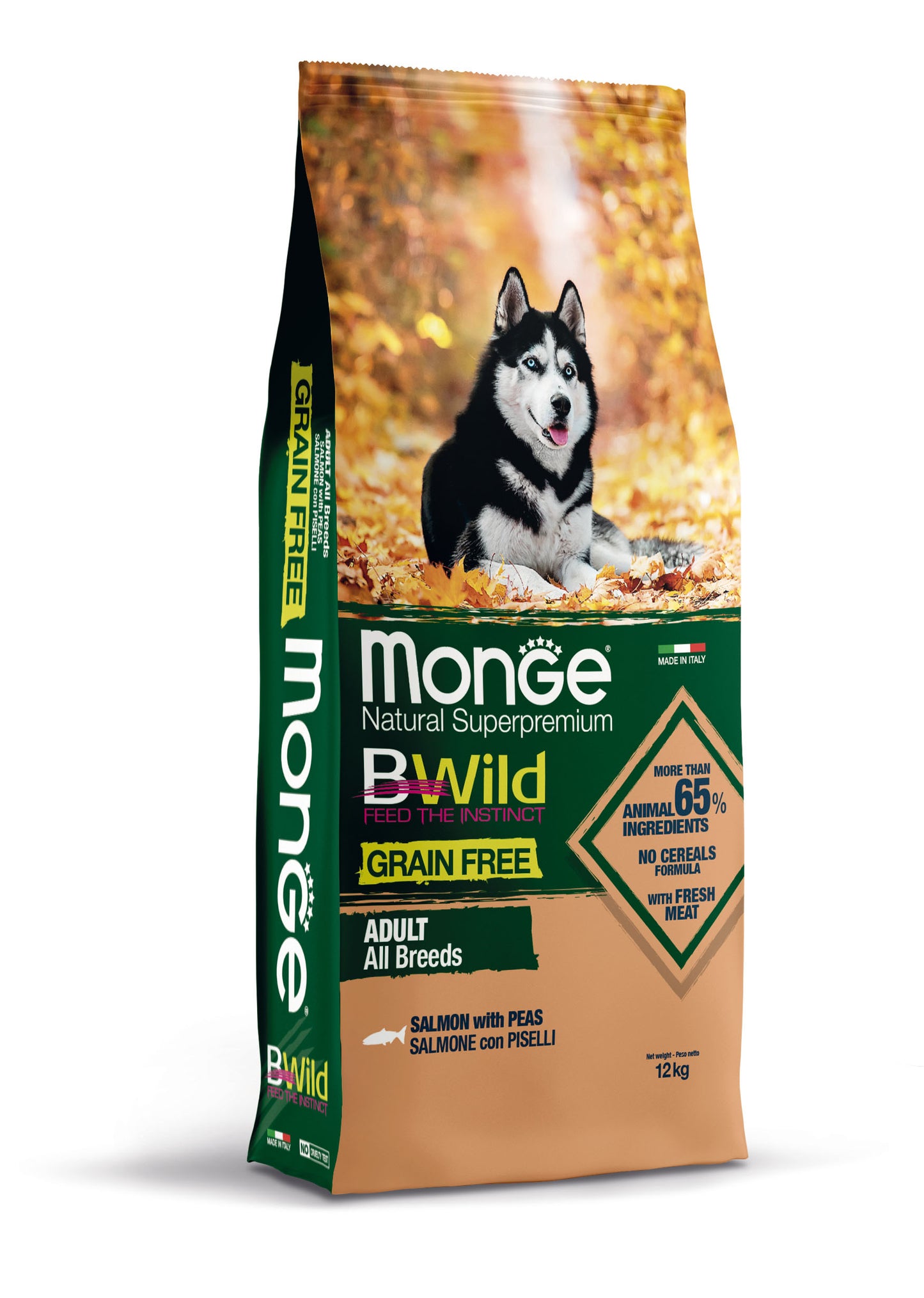 Monge Dog - BWild - GRAIN FREE - Adult Salmon