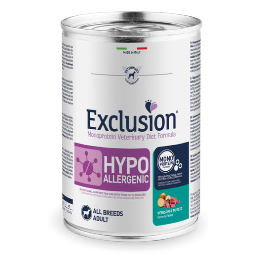 Exclusion Dog VET - HYPOALLERGENIC -Adult All Breeds Venison