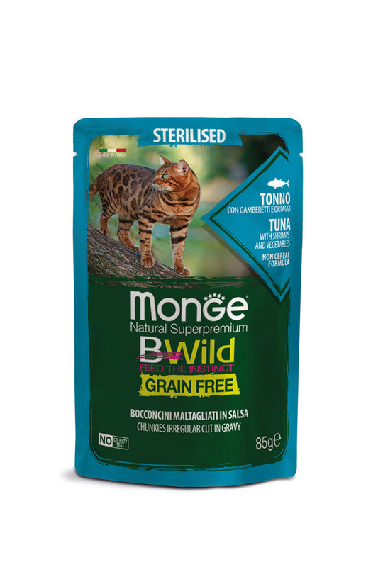 Monge Cat - Bwild - GRAIN FREE - Sterilised Tuna