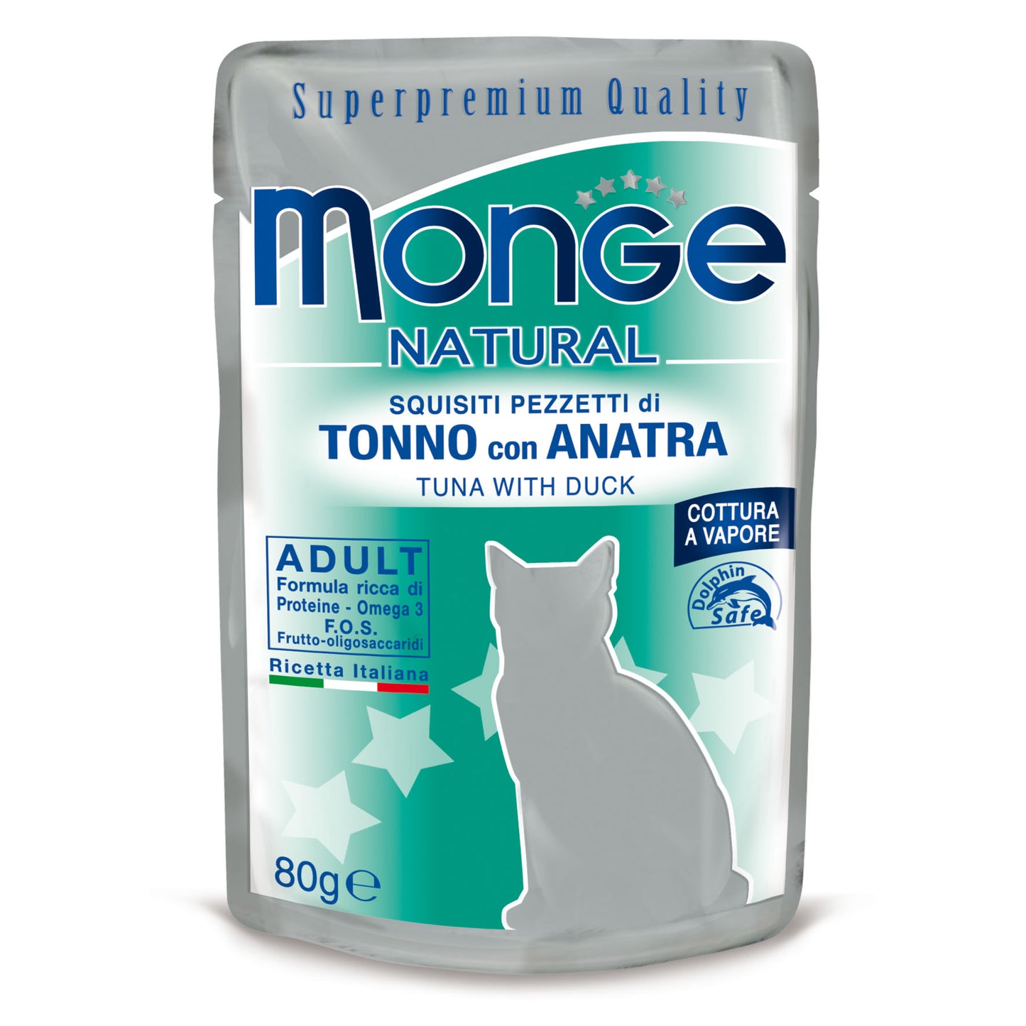 Monge Natural Cat - Tuna with duck in jelly
