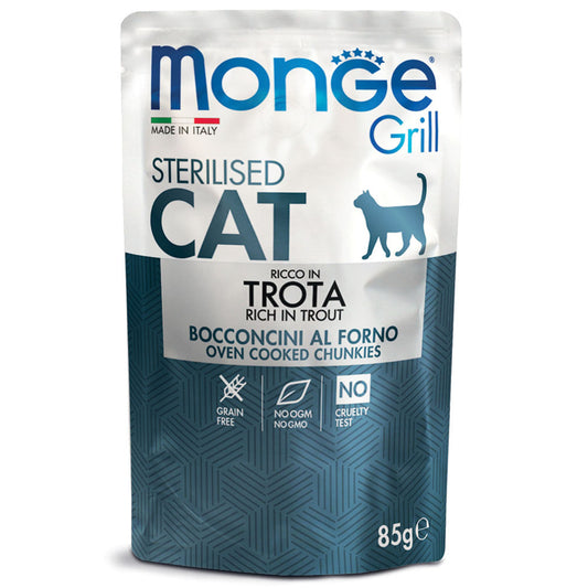 Monge Grill Cat - Sterilised Trout
