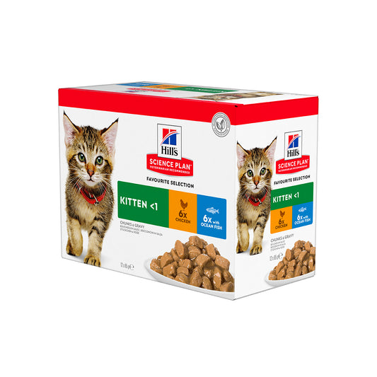 Kitten Multipack 6 x Chicken and 6 x Oceanfish