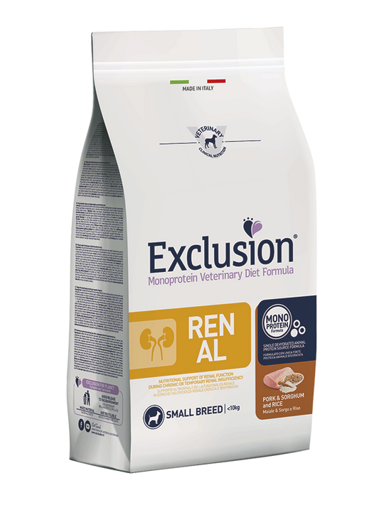 Exclusion Dog VET - RENAL Monoprotein - Adult Small Pork